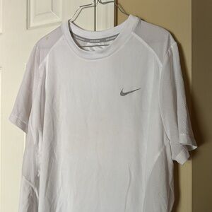 Nike White Running Top Short Sleeve 2X